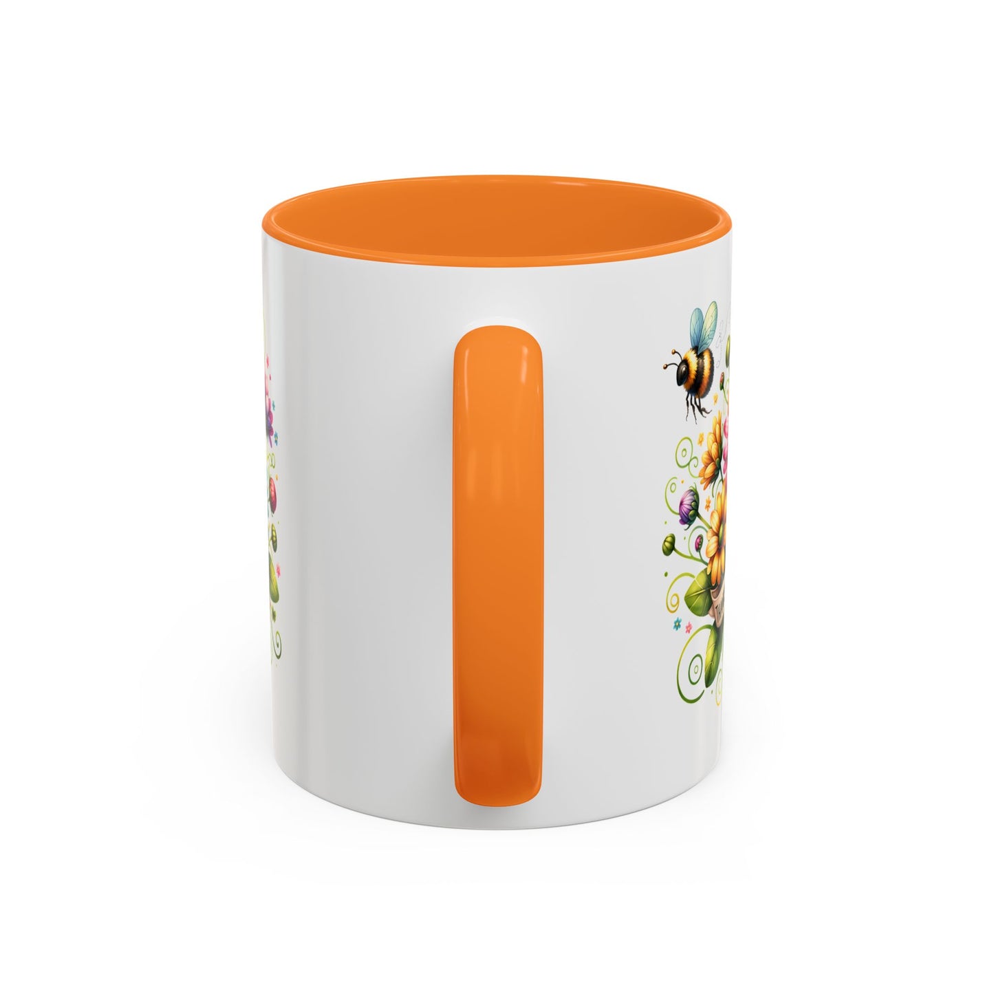 Colorful Floral Mug – "Thanks for Helping Me Bloom" – Perfect Gift for Friends & Family