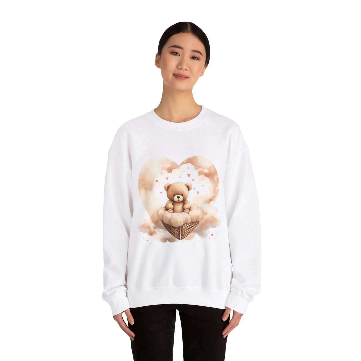 Cozy Teddy Bear Love Sweatshirt - Unisex Heavy Blend™