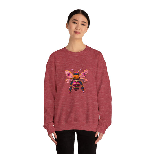 Bee-Inspired Unisex Heavy Blend™ Crewneck Sweatshirt - Cozy & Colorful Nature Apparel