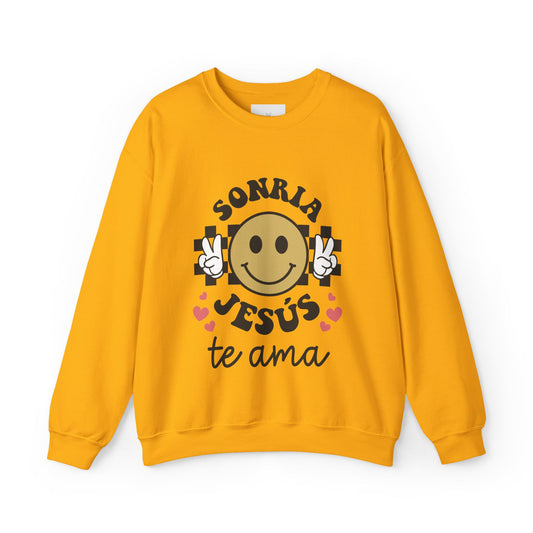 Joyful Faith Sweatshirt - Unisex Heavy Blend with Smile Graphic