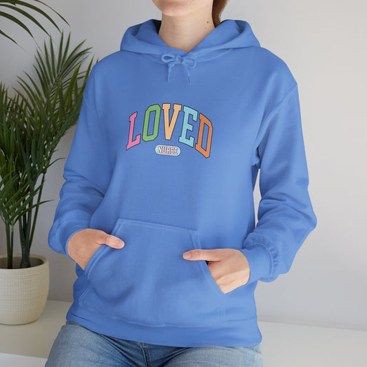 Loved Nurse Heavy Blend Hoodie - Cozy Comfort for Everyday Love