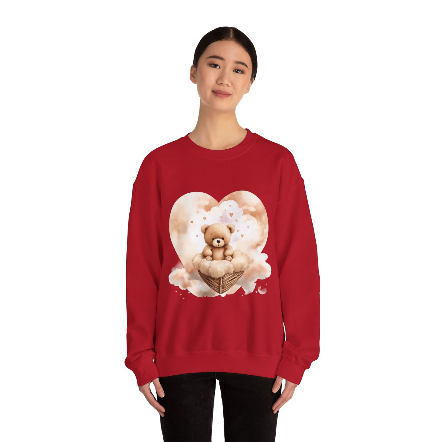 Cozy Teddy Bear Love Sweatshirt - Unisex Heavy Blend™