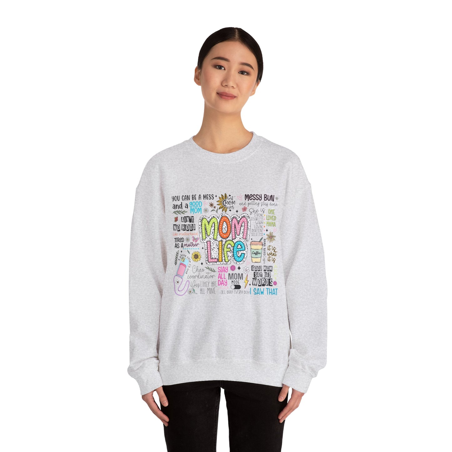 Mom Life Crewneck Sweatshirt