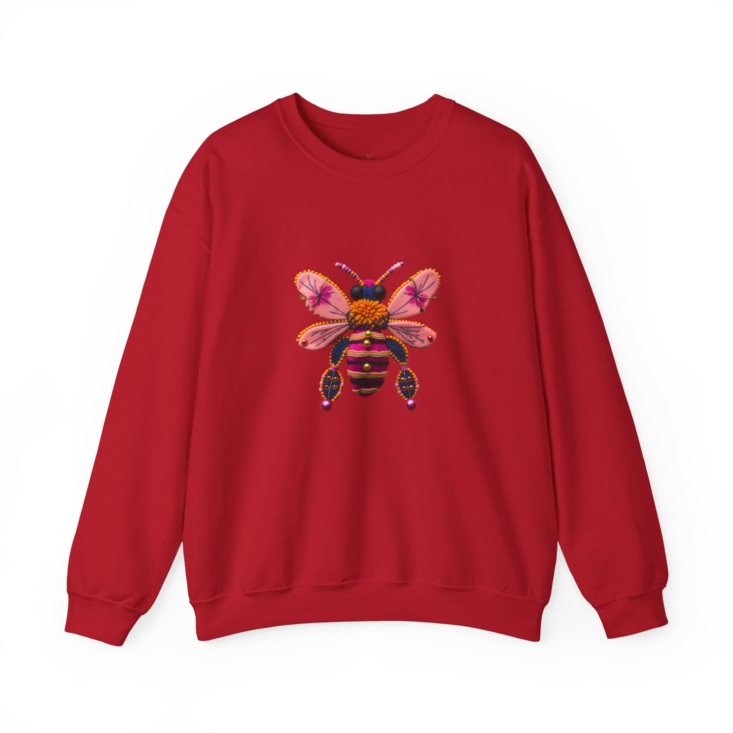 Bee-Inspired Unisex Heavy Blend™ Crewneck Sweatshirt - Cozy & Colorful Nature Apparel