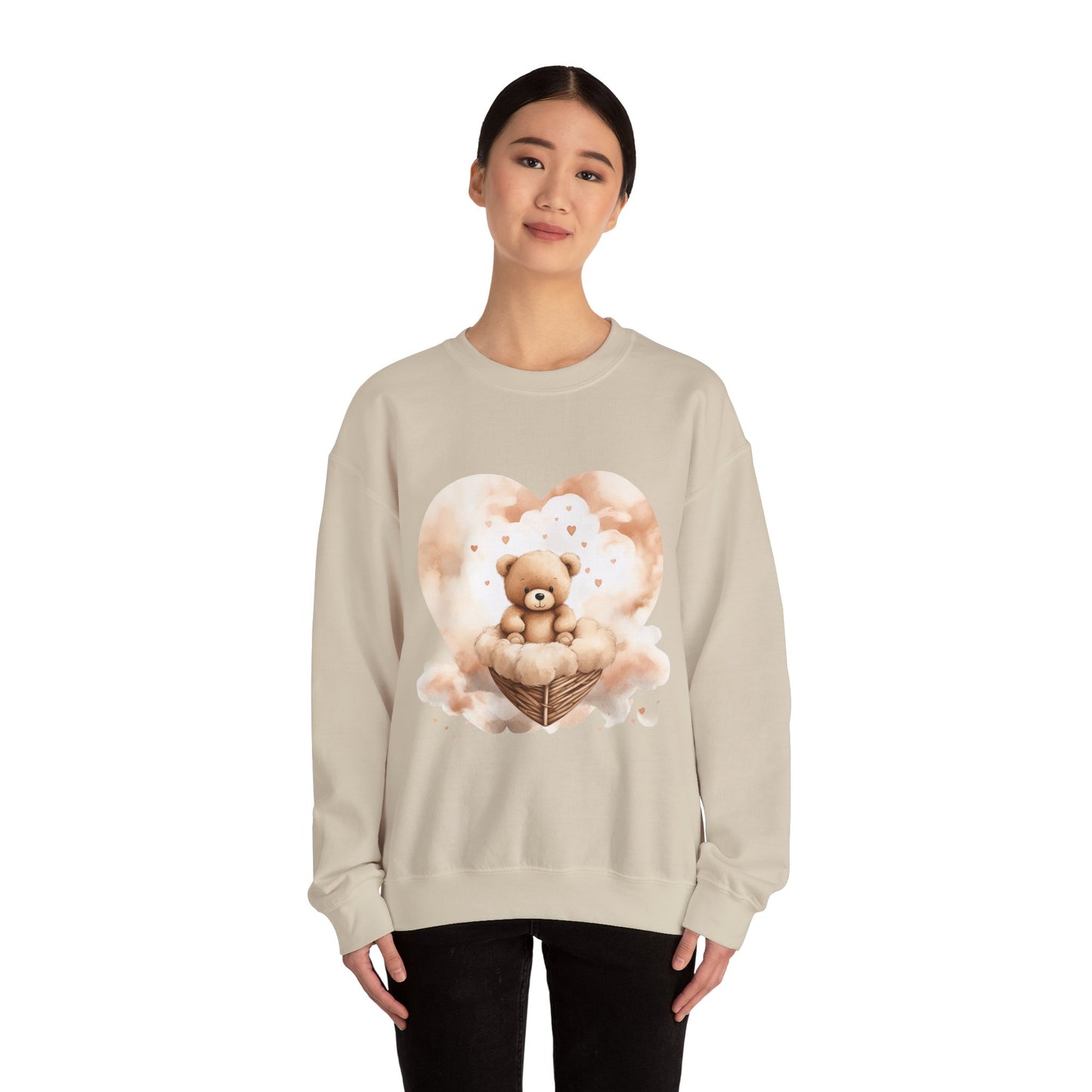 Cozy Teddy Bear Love Sweatshirt - Unisex Heavy Blend™