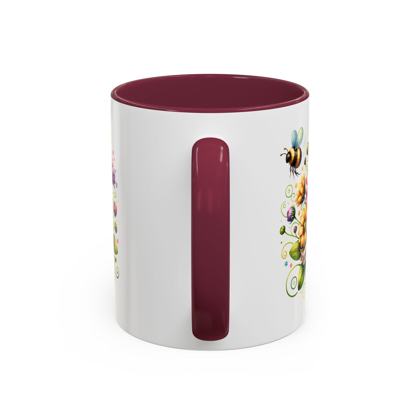 Colorful Floral Mug – "Thanks for Helping Me Bloom" – Perfect Gift for Friends & Family