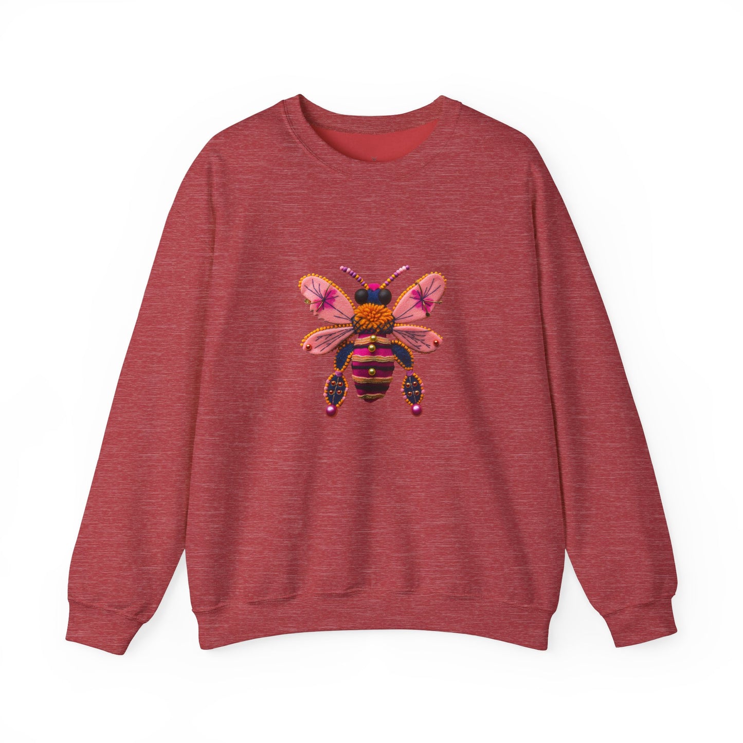 Bee-Inspired Unisex Heavy Blend™ Crewneck Sweatshirt - Cozy & Colorful Nature Apparel