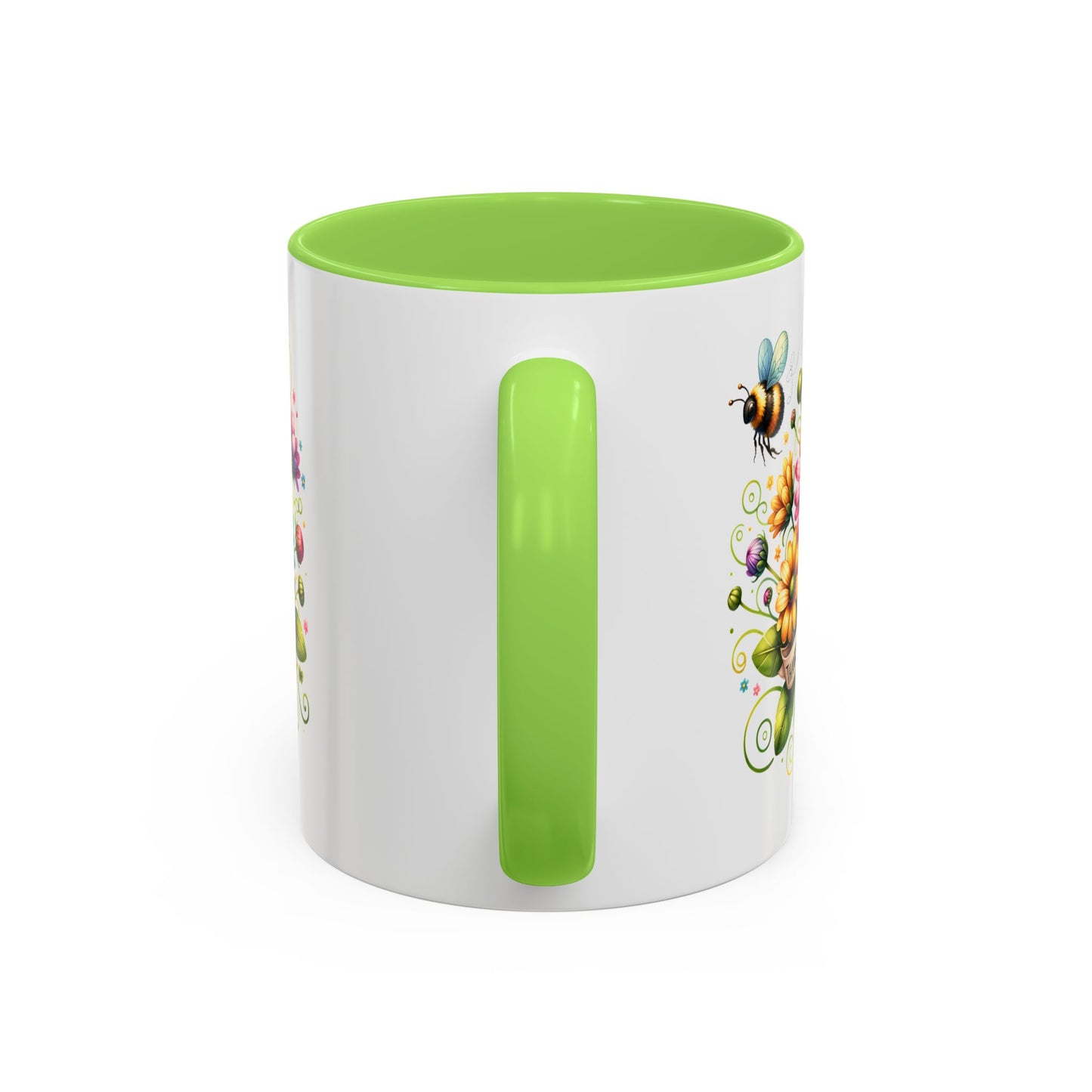 Colorful Floral Mug – "Thanks for Helping Me Bloom" – Perfect Gift for Friends & Family