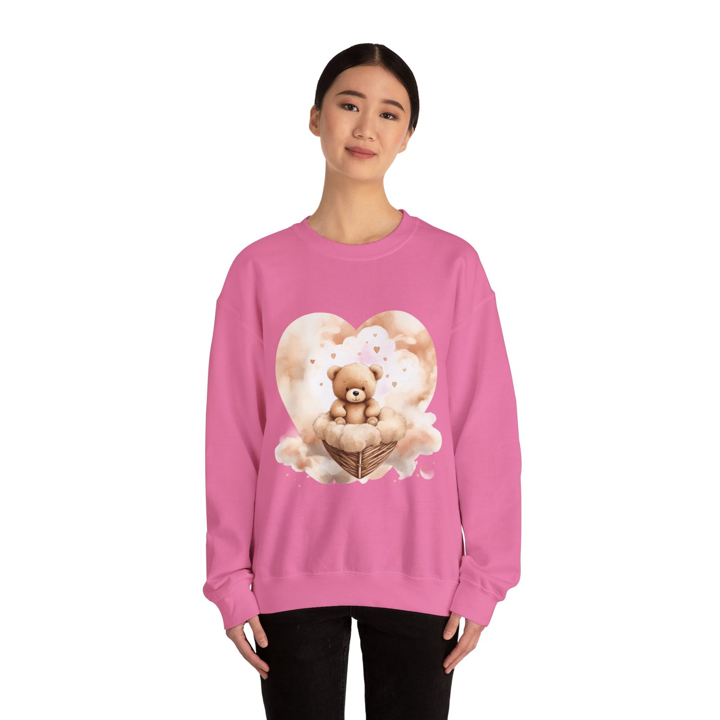 Cozy Teddy Bear Love Sweatshirt - Unisex Heavy Blend™