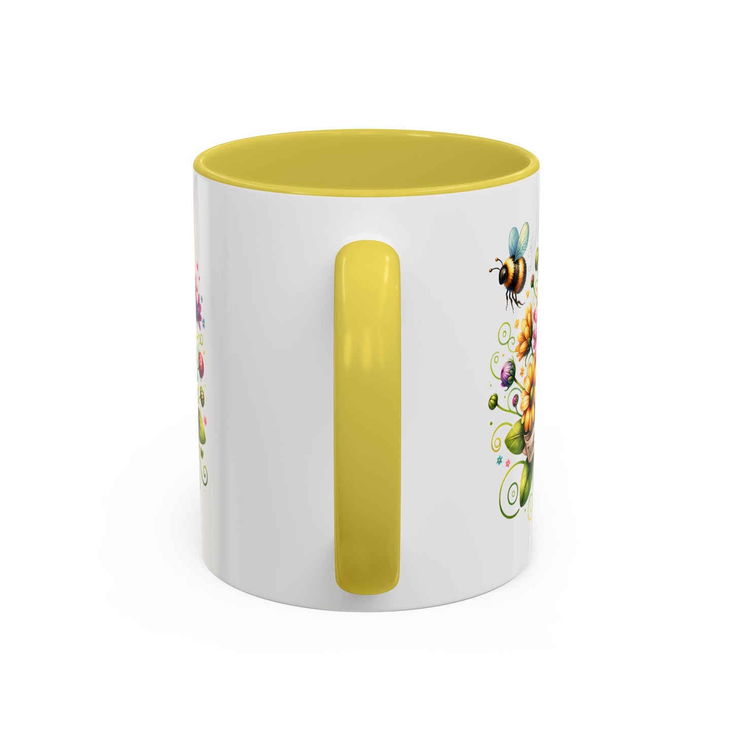 Colorful Floral Mug – "Thanks for Helping Me Bloom" – Perfect Gift for Friends & Family