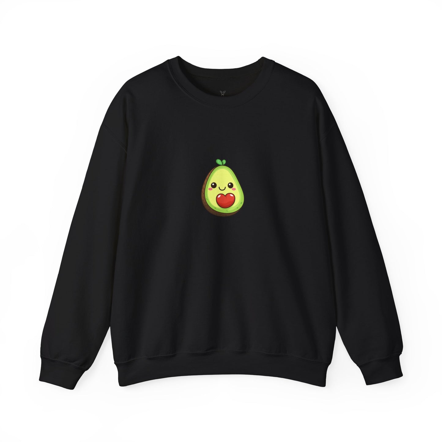 Cute Avocado Valentines Day Print Unisex Crewneck Sweatshirt