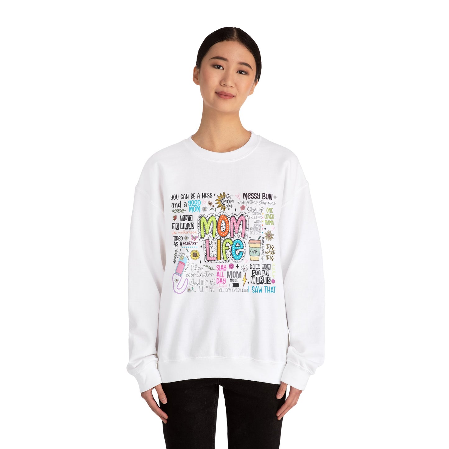 Mom Life Crewneck Sweatshirt