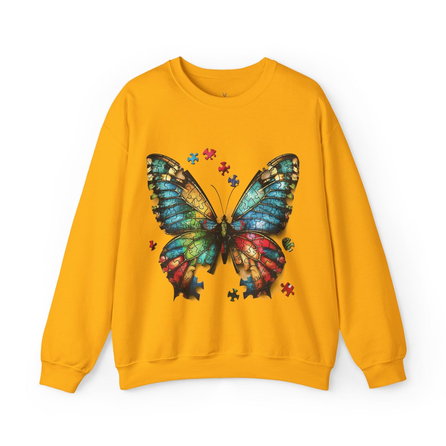 Butterfly Autism Sweatshirt: Unisex Heavy Blend - Autism Awareness