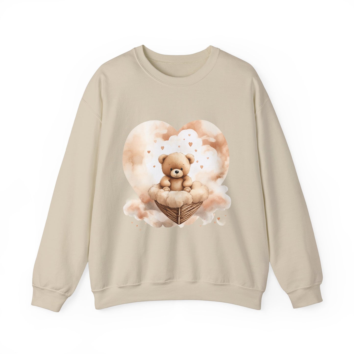 Cozy Teddy Bear Love Sweatshirt - Unisex Heavy Blend™