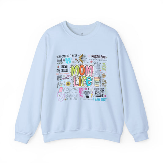 Mom Life Crewneck Sweatshirt