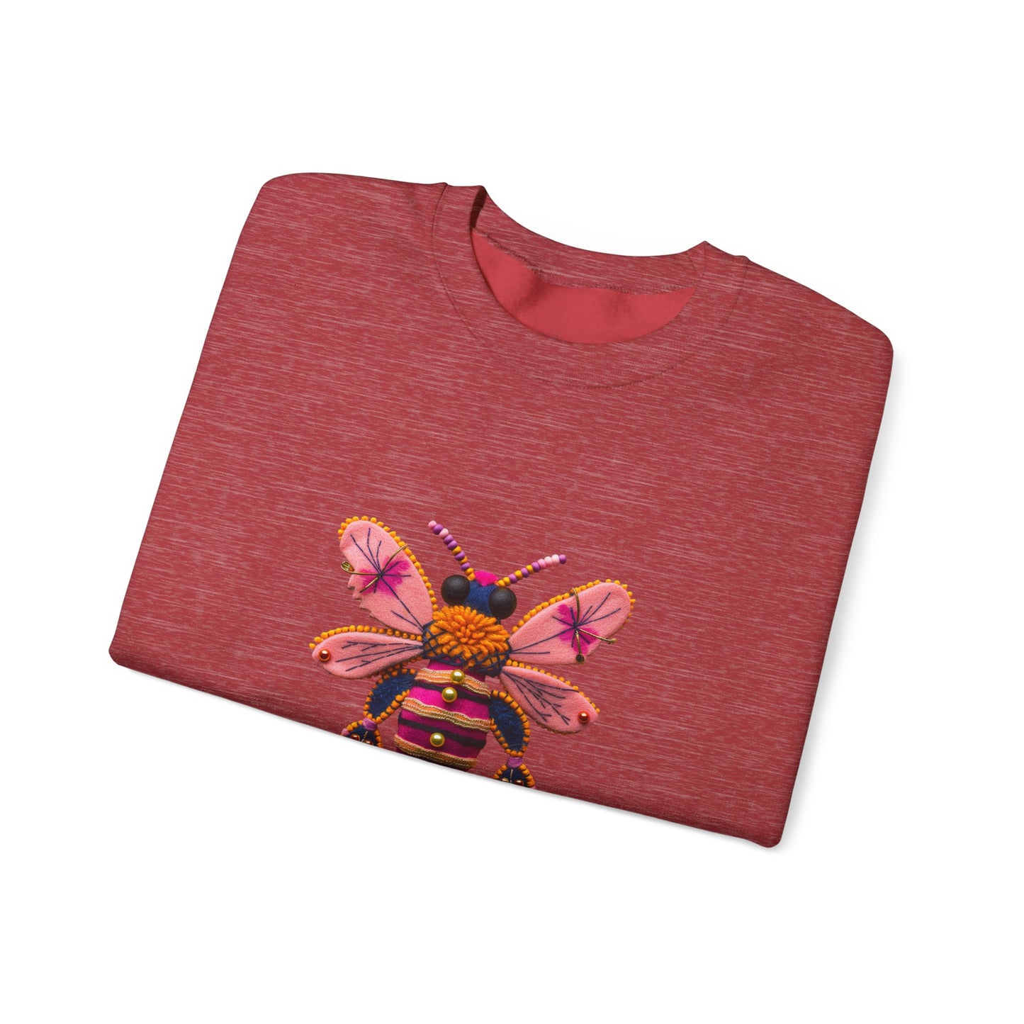 Bee-Inspired Unisex Heavy Blend™ Crewneck Sweatshirt - Cozy & Colorful Nature Apparel