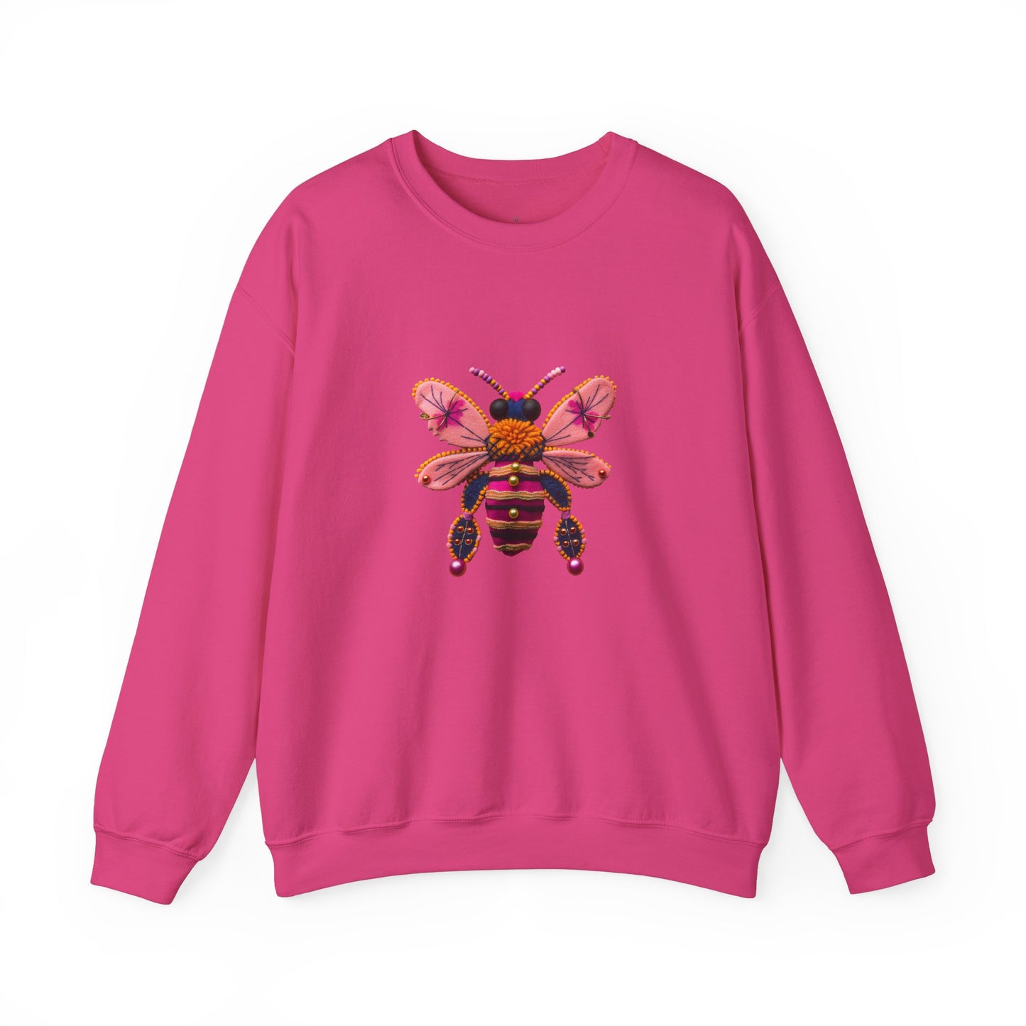 Bee-Inspired Unisex Heavy Blend™ Crewneck Sweatshirt - Cozy & Colorful Nature Apparel