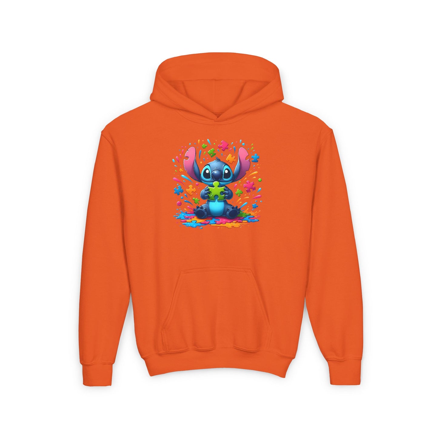 Colorful Stitch Youth Hoodie - Fun & Cozy Sweatshirt for Kids Celebration