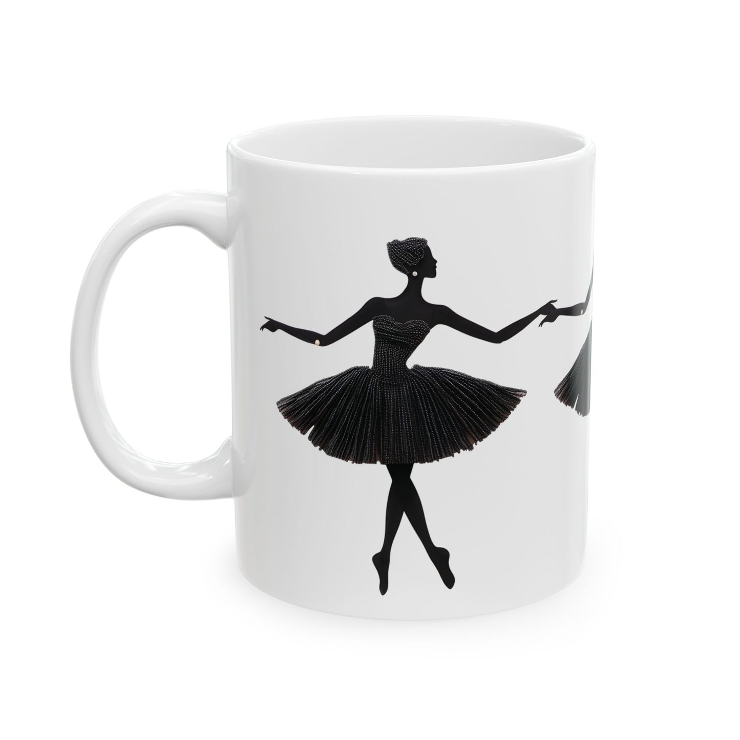 Elegant Ballerina Ceramic Mug – Perfect for Dance Lovers