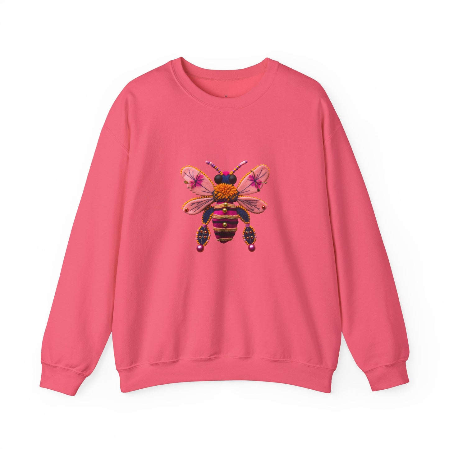 Bee-Inspired Unisex Heavy Blend™ Crewneck Sweatshirt - Cozy & Colorful Nature Apparel