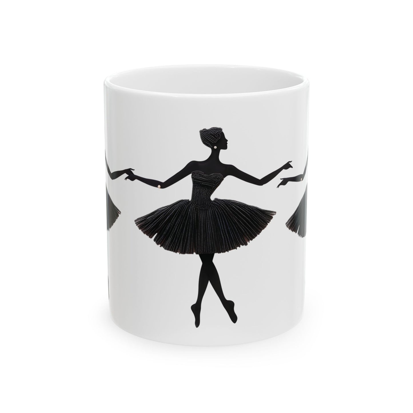 Elegant Ballerina Ceramic Mug – Perfect for Dance Lovers