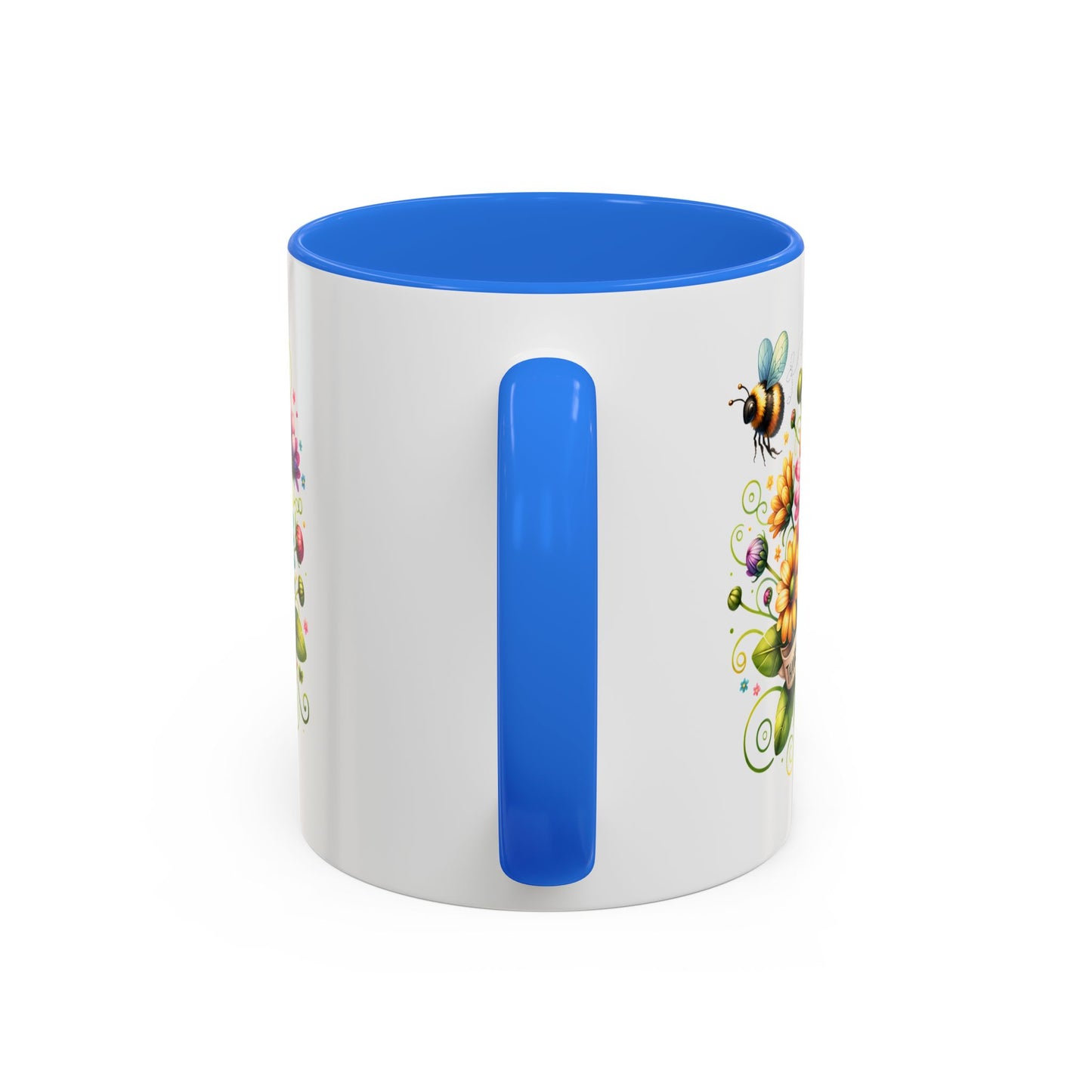 Colorful Floral Mug – "Thanks for Helping Me Bloom" – Perfect Gift for Friends & Family