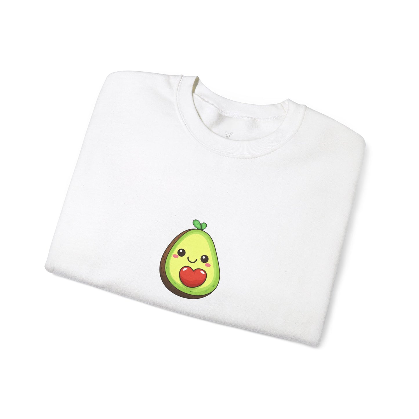 Cute Avocado Valentines Day Print Unisex Crewneck Sweatshirt