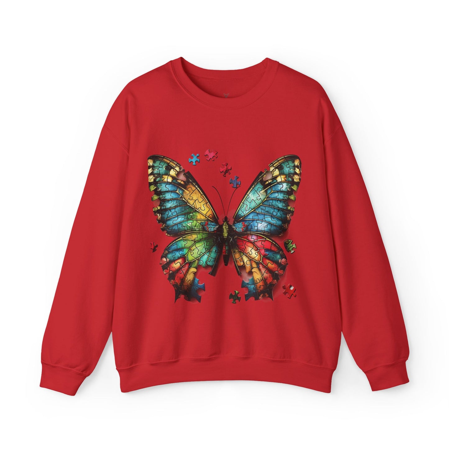 Butterfly Autism Sweatshirt: Unisex Heavy Blend - Autism Awareness