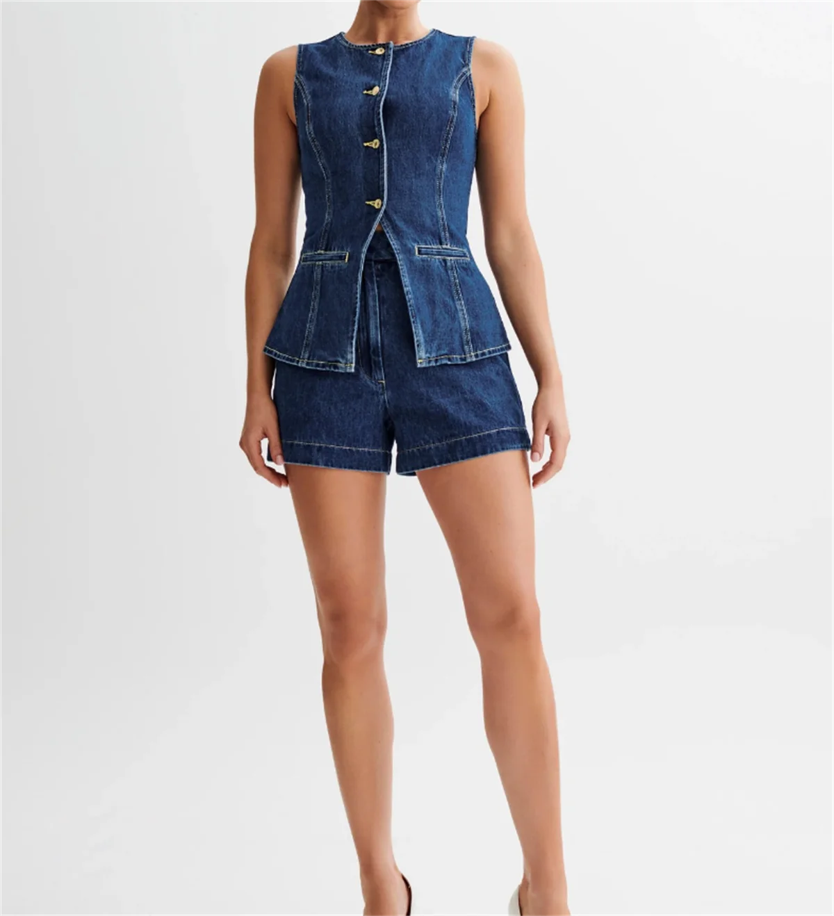 Denim 2 Pieces Sets Women