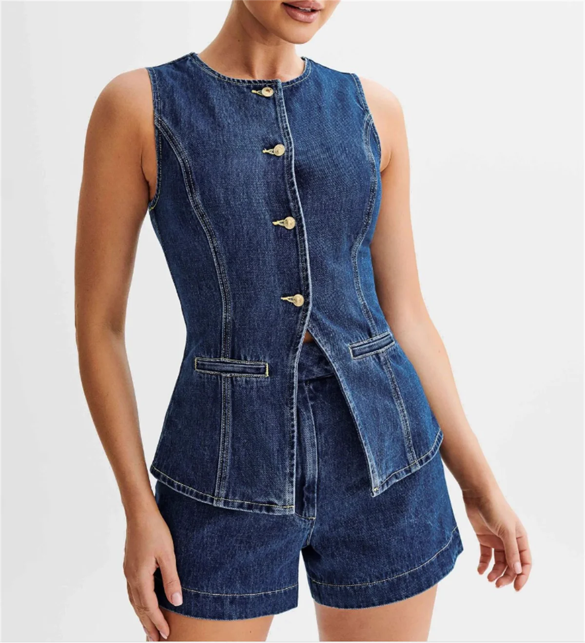 Denim 2 Pieces Sets Women